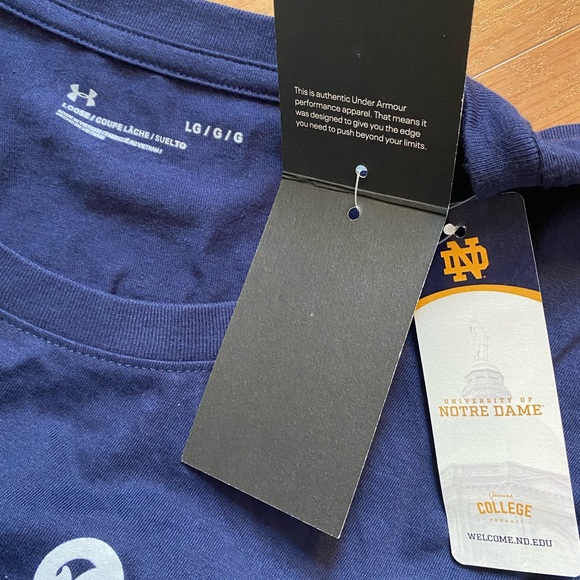 Notre Dame Fighting Irish Under Armour Women's color Navy - Picture 4 of 5